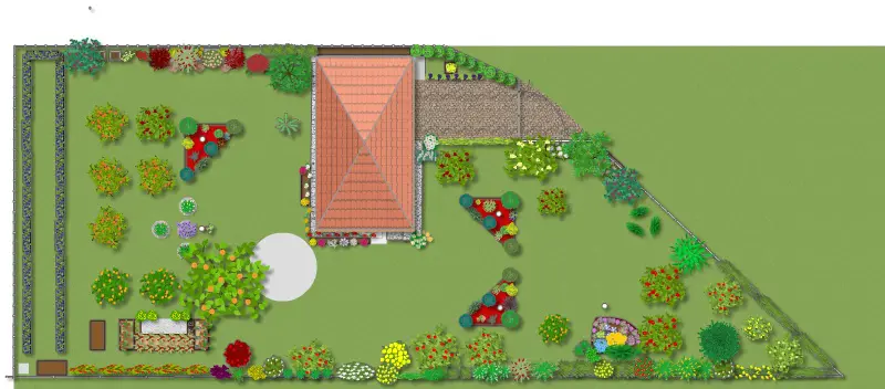 MyPlanImage | Moje Dvorište Konačno instalirani dizajn bašte | Moje Dvorište