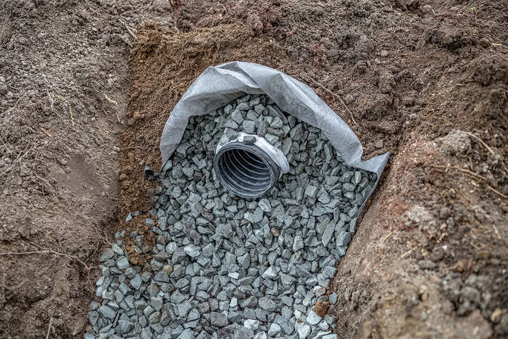 Priprema17 | Moje Dvorište Poprečni presek sistema za odvodnjavanje drenažnim cevima | Moje Dvorište