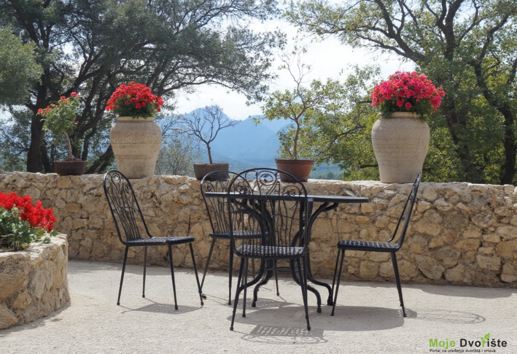 freepik__outdoor-seating-area-with-a-table-and-four-chairs-__71212 | Moje Dvorište mediteranska bašta - stil | Moje Dvorište