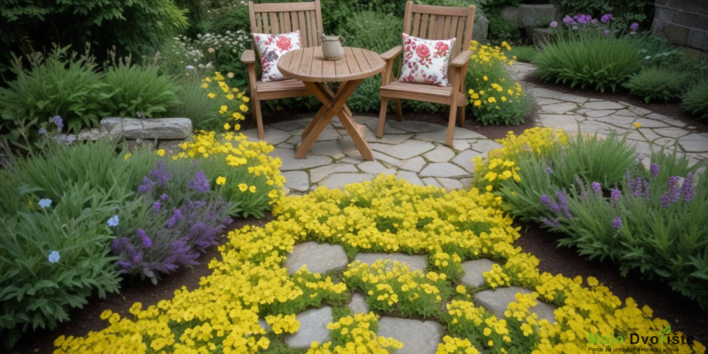 freepik__two-wooden-chairs-with-pillows-and-a-table-in-a-ga__71208 | Moje Dvorište Tradicionalna bašta | Moje Dvorište