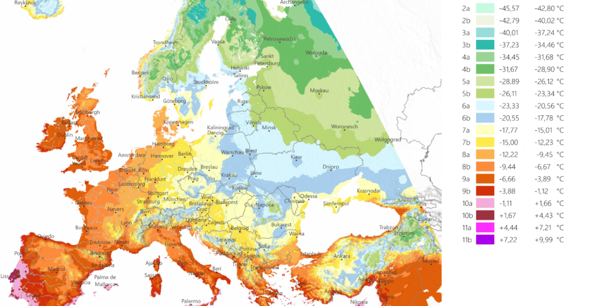 USDA-zone za Evropu | Moje Dvorište Zone otpornosti USDA za Evropu | Moje Dvorište