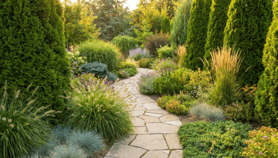 Vrtna staza od kamenih ploča