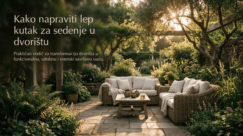 Kako napraviti lep kutak za odmor u dvorištu