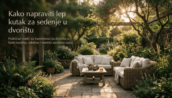 Kako napraviti lep kutak za odmor u dvorištu